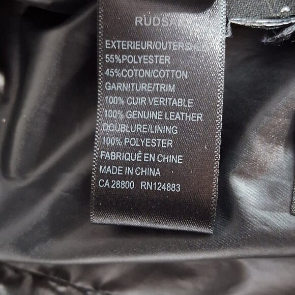 RUDSAK Black Double-Breasted Jacket - Picture 13 of 15